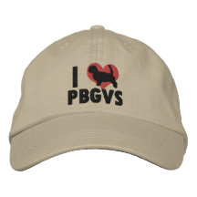 I Love PBGVs Embroidered Hat