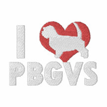 I Love PBGVs Embroidered T-Shirt