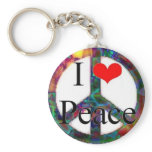 I love Peace keychains