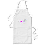 I Love Peacocks Apron