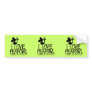 I Love Peafowl silhouette Bumper Sticker