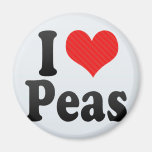 I Love Peas Magnets