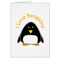 I Love Penguins cards