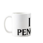I Love Penguins mugs