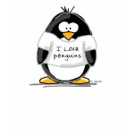 I Love Penguins Penguin t-shirts