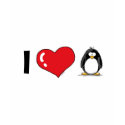 I Love Penguins t-shirts