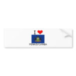 I Love Pennsylvania Bumper Stickers