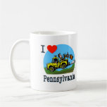 I Love Pennsylvania Country Taxi Mug