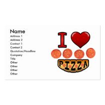 I love pepperoni pizza. business cards