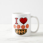 I love pepperoni pizza. coffee mug