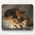 I Love Persian Cats mousepads