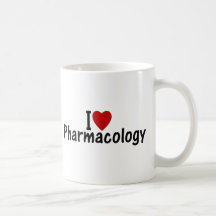 I Love Pharmacology Mugs