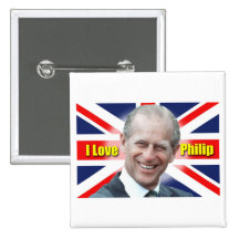 I Love Philip Pinback Button