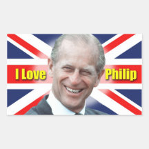 I Love Philip Stickers