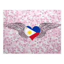 I Love Philippines -wings Postcards