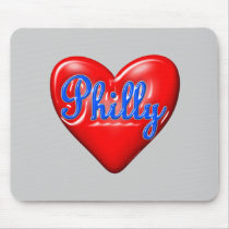 I Love Philly Mouse Pads