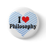 I Love Philosophy Button
