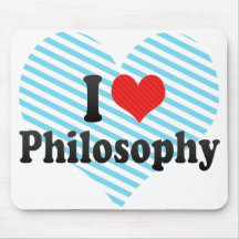 I Love Philosophy Mouse Mat