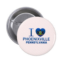 I Love Phoenixville, PA Pin