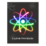 I LOVE PHYSICS - Greetings Postcard