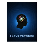 I LOVE PHYSICS - Greetings Postcard