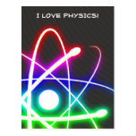 I LOVE PHYSICS - Greetings Postcard