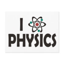 I Love Physics Postcard