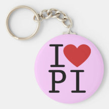 I Love PI (Keychain)