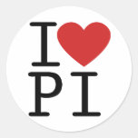 I Love PI (Sticker)