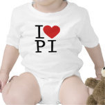 I LOVE PI T-SHIRTS