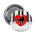 I Love Piano Button