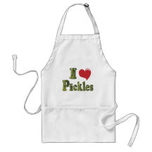 I Love Pickles Apron