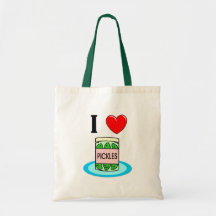 I Love Pickles Canvas Bag