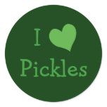 I Love Pickles stickers