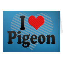 I Love Pigeon Cards