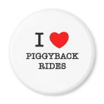 I Love Piglets magnets