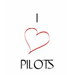 I Love Pilots t-shirts
