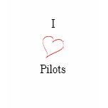 I love pilots t-shirts