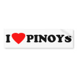 I Love Pinoys bumper stickers