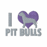 I Love Pit Bulls Embroidered Shirt embroidered shirts
