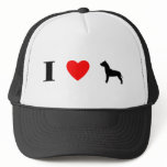 I Love Pit Bulls Mesh Hat