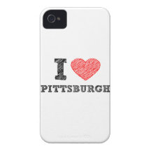 I-Love-Pittsburgh iPhone 4 Case