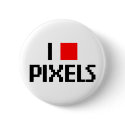 I Love Pixels buttons