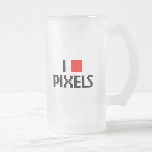I Love Pixels Coffee Mug