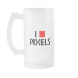 I Love Pixels mugs