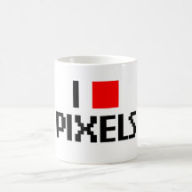 I Love Pixels Mug