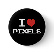 I love pixels pixelated heart retro 8bit gamer