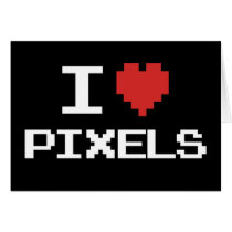 I love pixels pixelated heart retro 8bit gamer