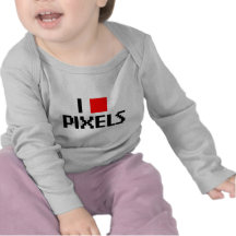 I Love Pixels Tshirt