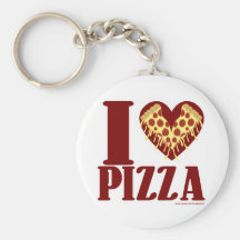 I love Pizza Keychains